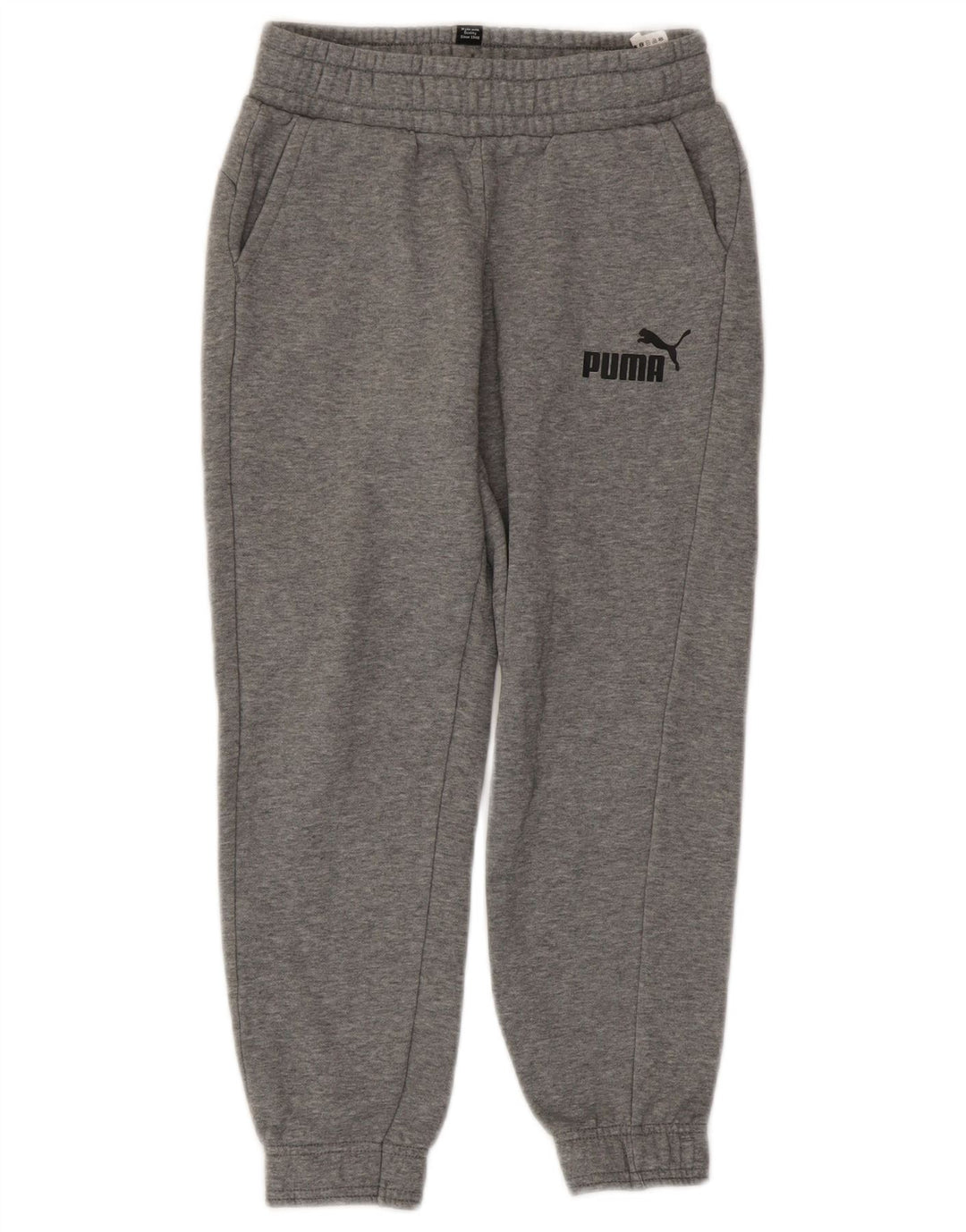 PUMA Pantalones de chándal para niño Joggers 9-10 años Gris Algodón