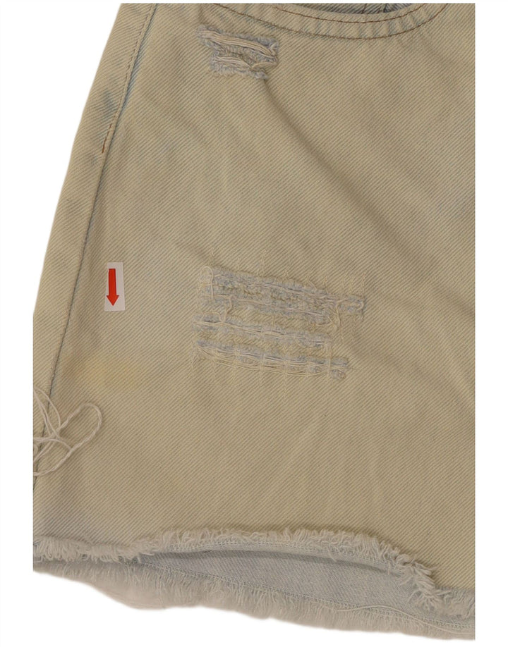 LEVI'S Minifalda vaquera desgastada para mujer W28 Algodón azul medio