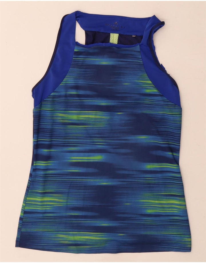 Adidas Mujer Climacool Chaleco Top Reino Unido 8/10 Pequeño Azul Pinstripe