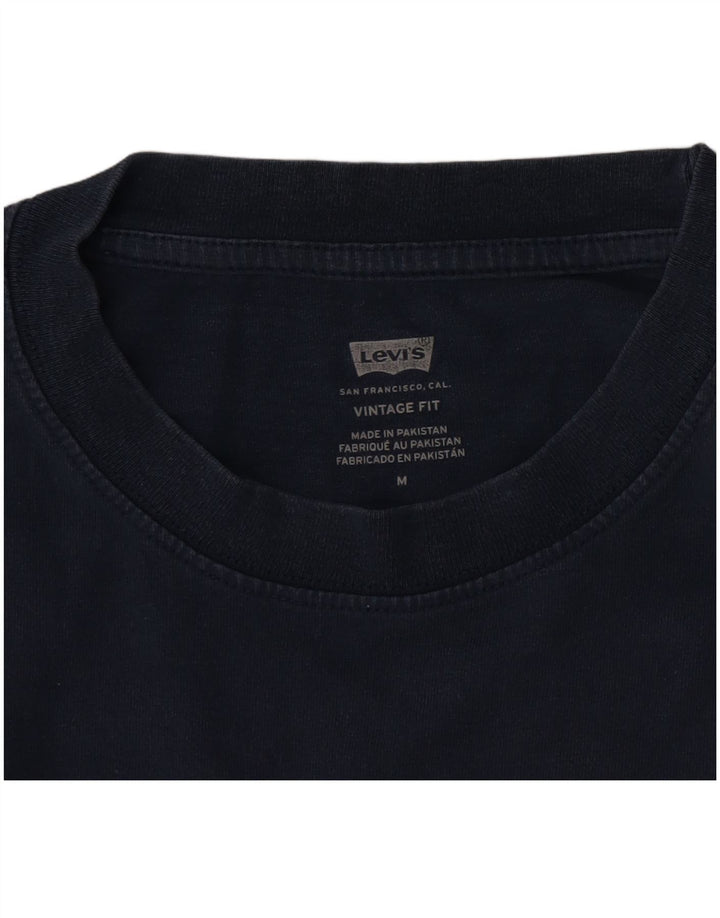 Levi's Hombre Vintage Fit Camiseta Top Azul Marino Mediano