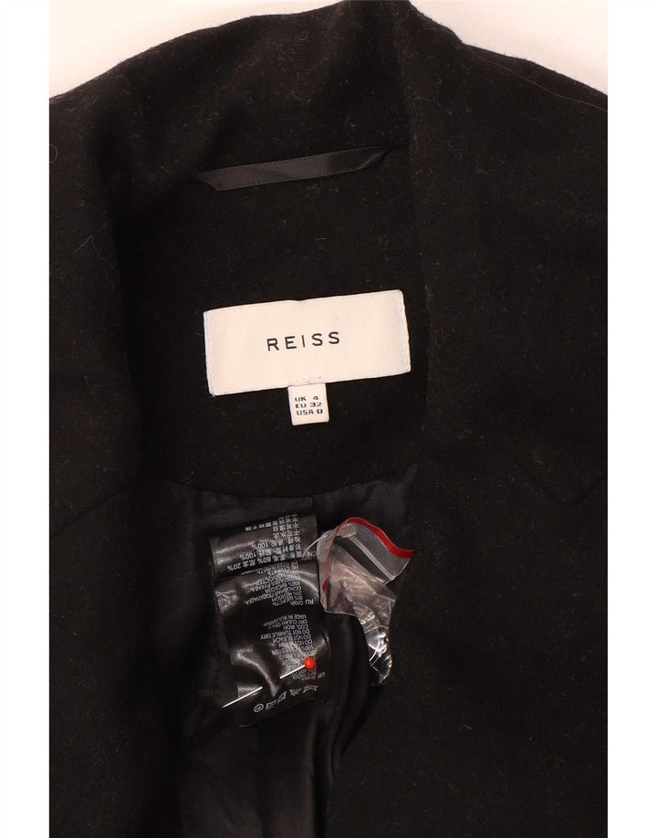 Abrigo Reiss para mujer UK 4 XS Negro