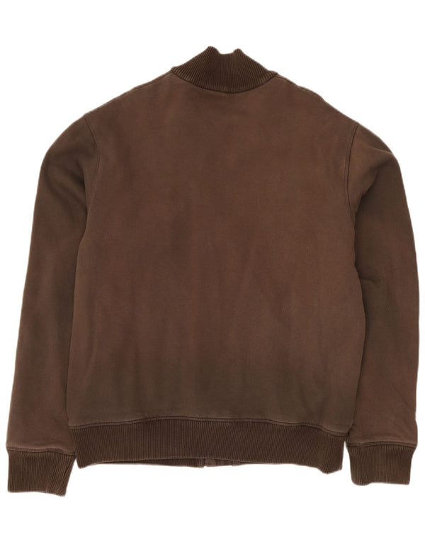 TIMBERLAND Chaqueta bomber ajustada para hombre Reino Unido 40 Grande Algodón marrón