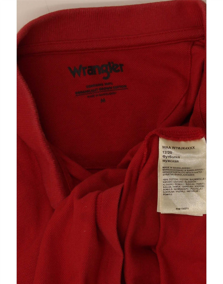 Polo Wrangler Hombre Algodón Rojo Medio