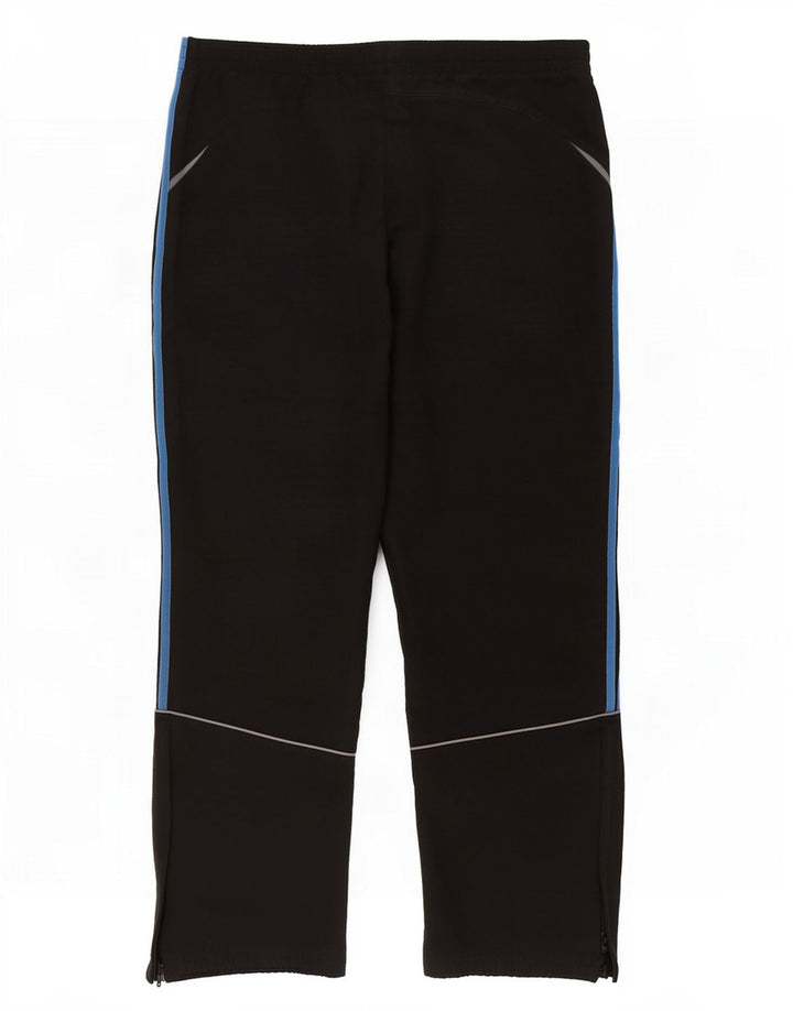 Adidas Hombre Climalite Chándal Pantalones Joggers Grande Negro Poliéster