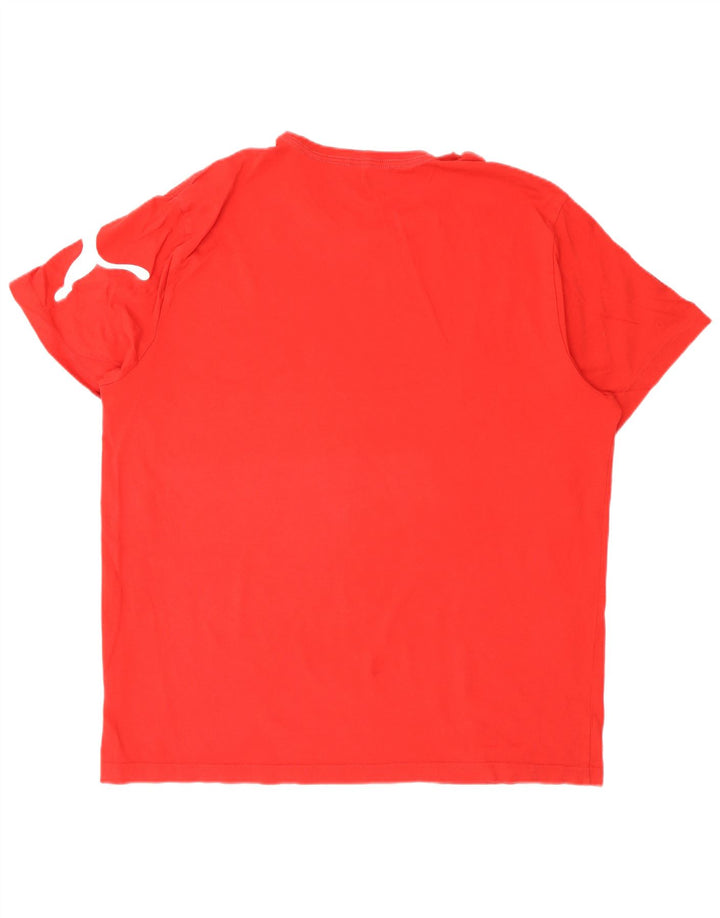 Puma Camiseta gráfica para hombre Top XL Rojo