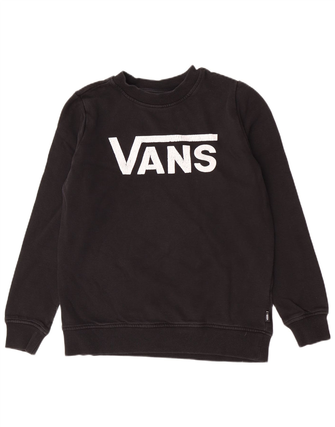 Vans Mujer Graphic Sudadera Jumper Small Negro Algodón