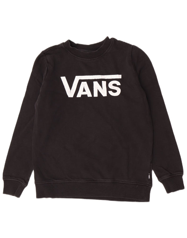 Vans Mujer Graphic Sudadera Jumper Small Negro Algodón