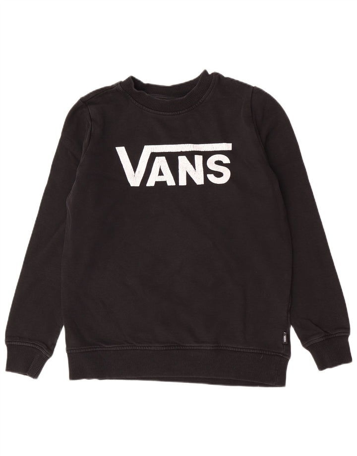 Vans Mujer Graphic Sudadera Jumper Small Negro Algodón