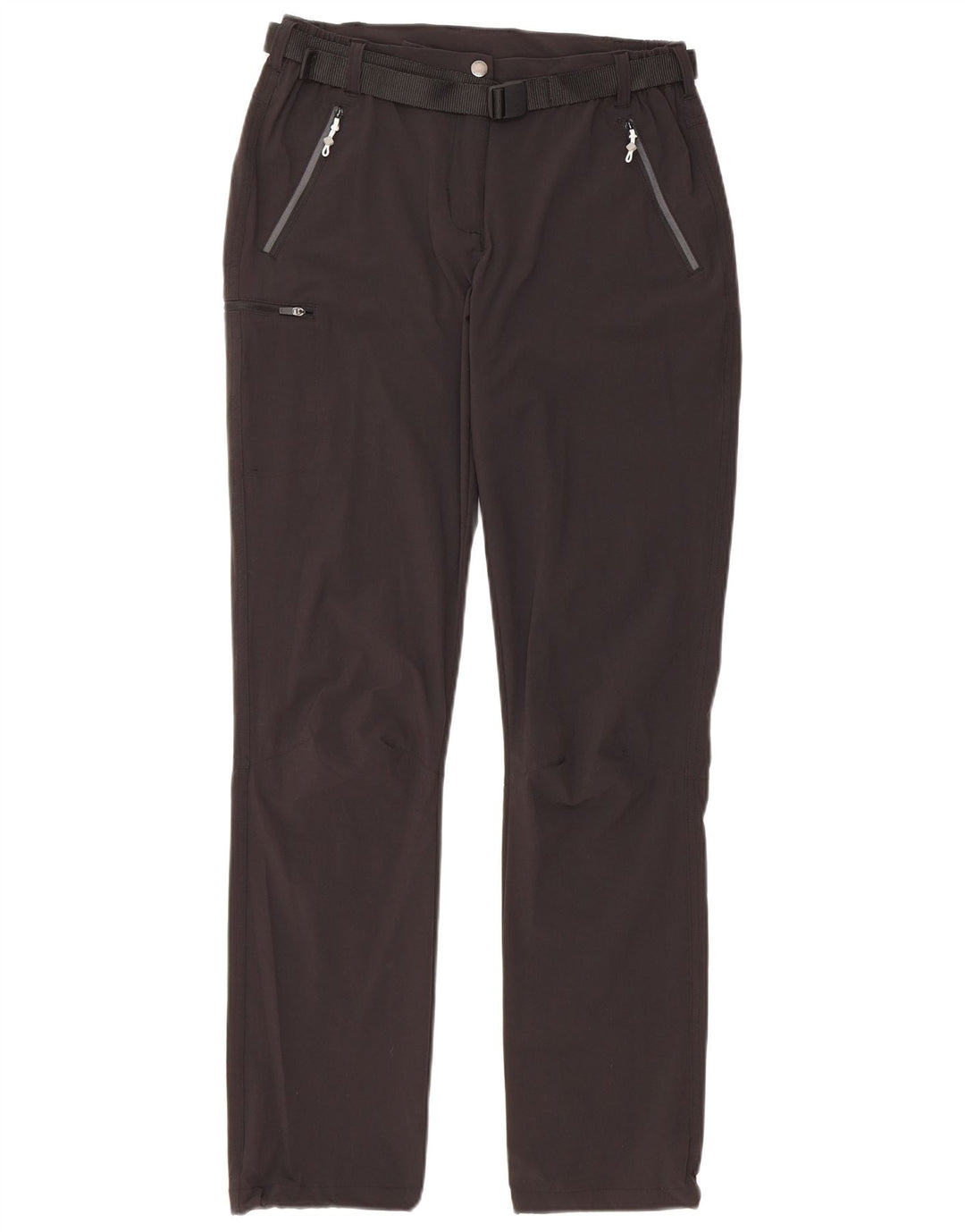 REGATTA Pantalones cargo ajustados para mujer UK 10 Small W27 L31 Poliamida negra