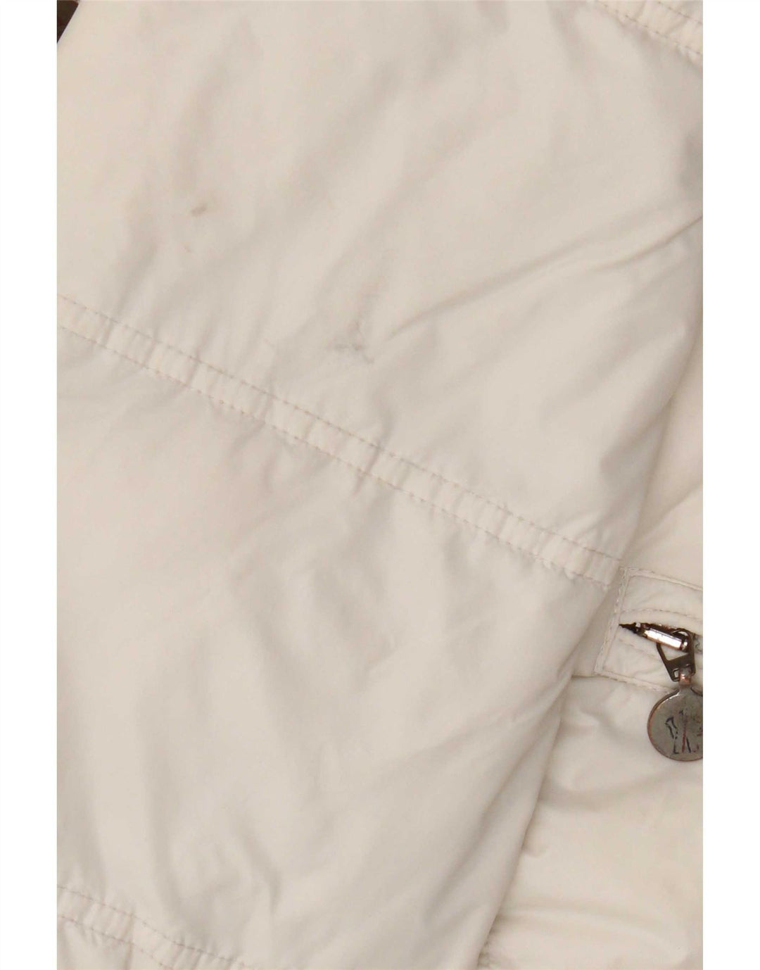 Moncler Chaqueta acolchada con gráfico para niña 9-10 años Poliamida color block blanco