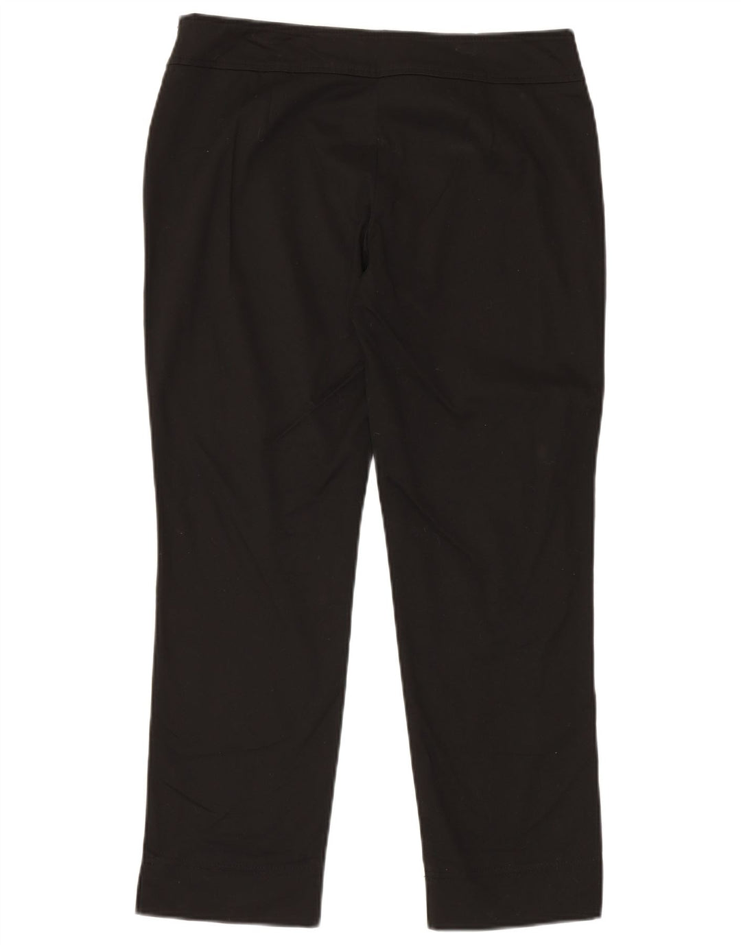 ROCCOBAROCCO Pantalones casuales rectos para mujer IT 46 Large W34 L26 Negro