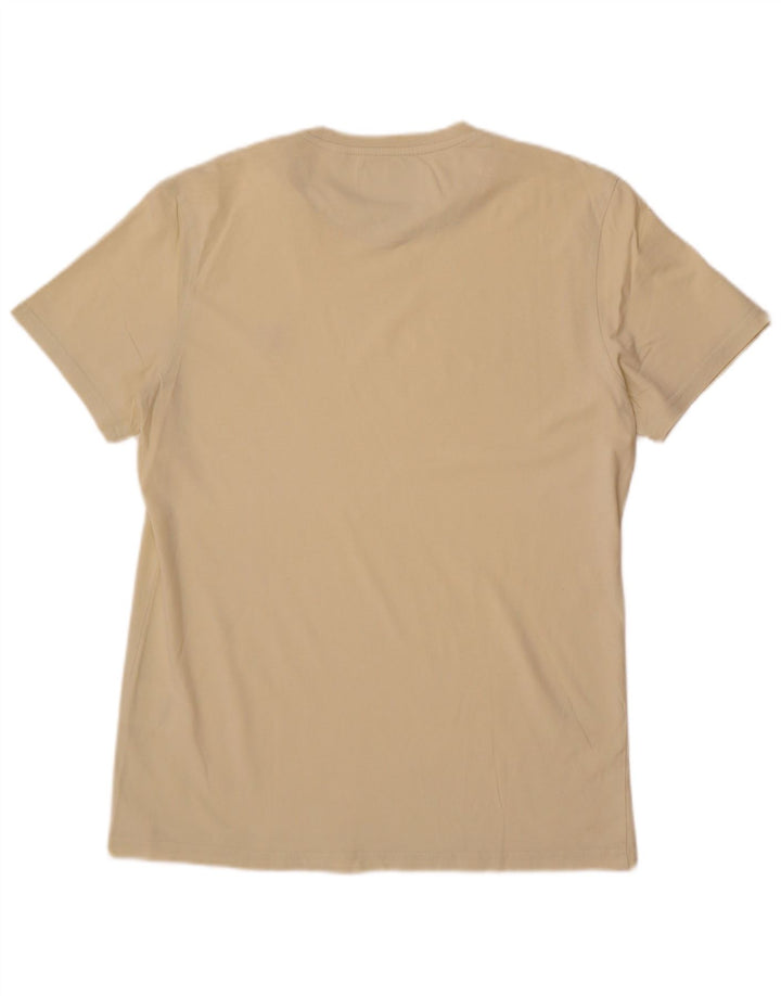 Lyle & Scott - Camiseta para hombre, talla grande, color beige, algodón