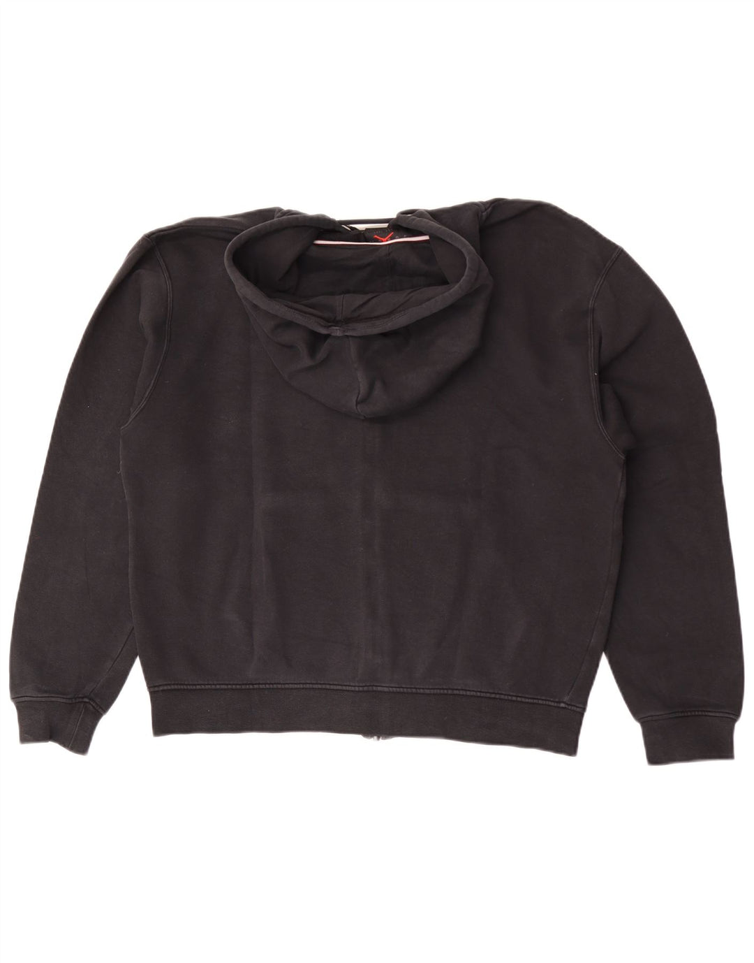 Jordan - Sudadera con capucha y cremallera para hombre, tamaño mediano, algodón negro