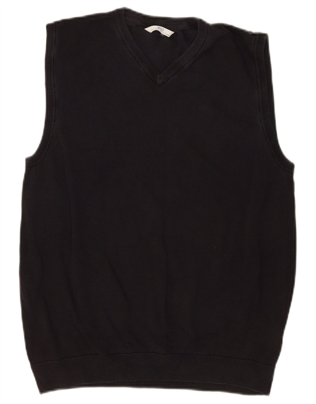 Marks & Spencer Camiseta sin mangas para niño 14-15 años Algodón negro
