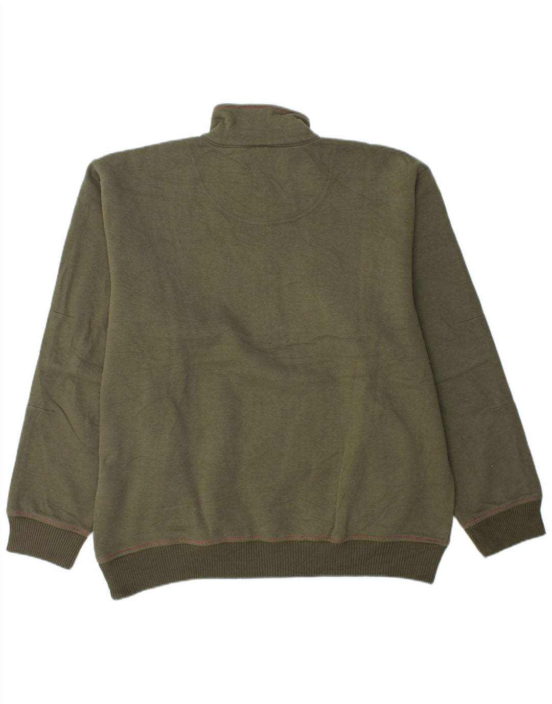 CHAMPION Sudadera con cuello y cremallera para hombre Jumper XL Verde Algodón Deportes