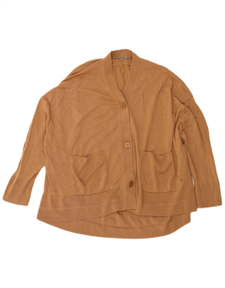 Cos Suéter tipo cárdigan extragrande para mujer UK 44 Lana beige mediana