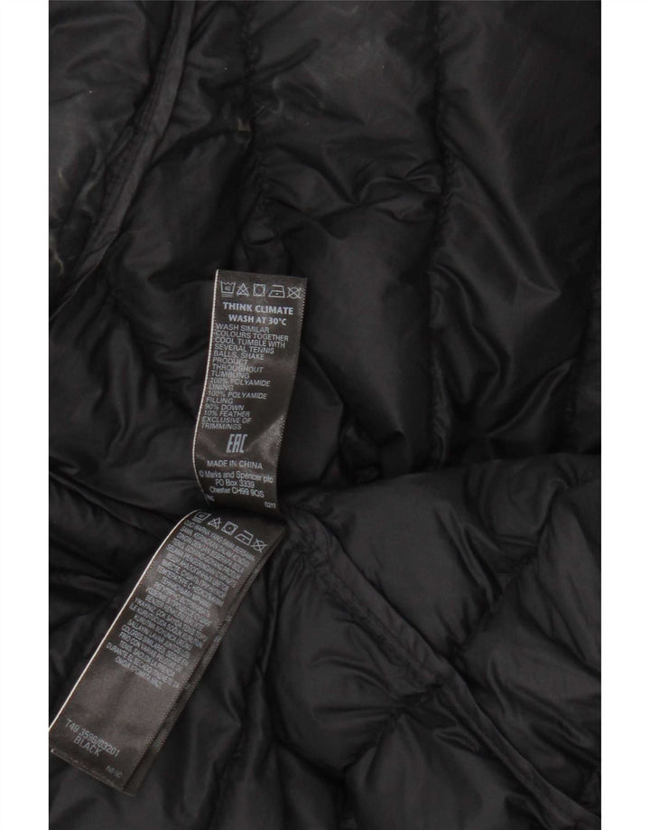 Marks & Spencer Chaleco acolchado para mujer UK 20 2XL Poliamida negra
