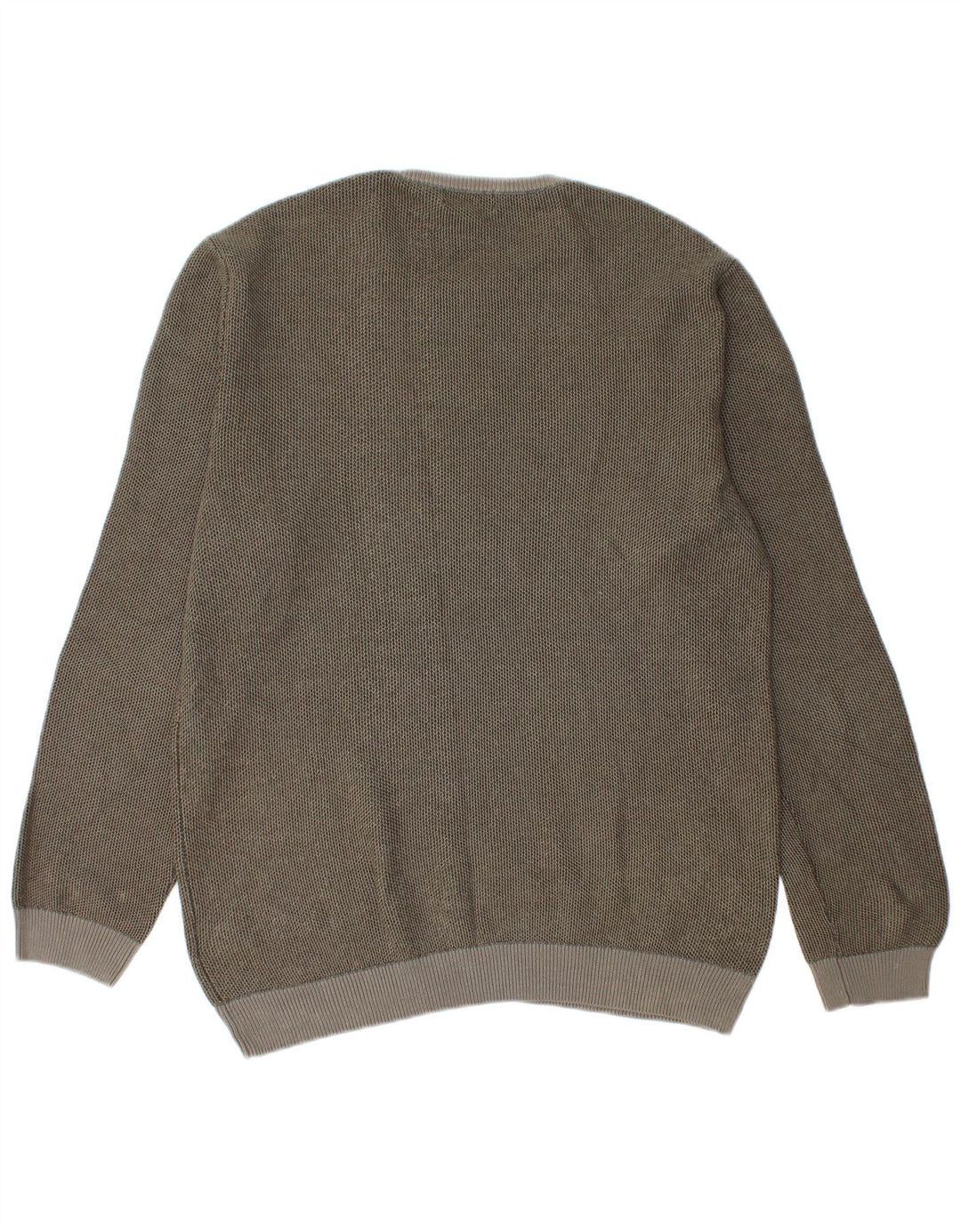 Calvin Klein Jersey con cuello redondo para hombre de algodón gris medio