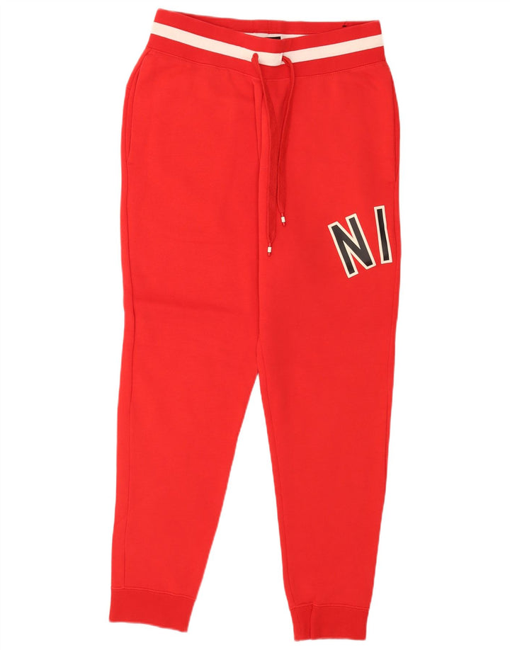 Nike Pantalones De Chándal Con Gráficos Joggers De Algodón Color Block En Rojo Medio