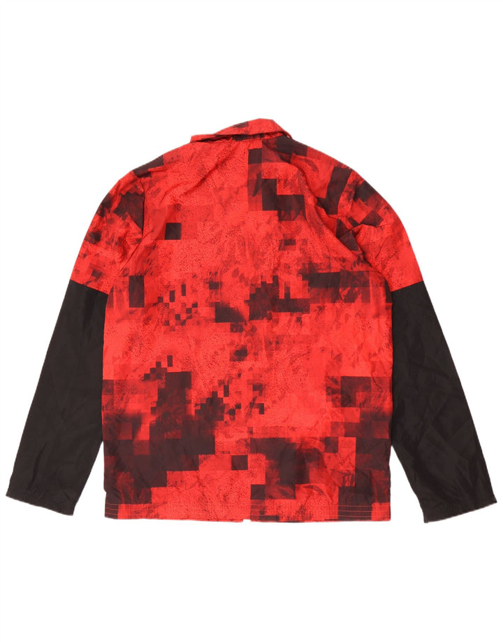 Adidas Chubasquero para niño 15-16 años Rojo Colorblock Poliéster
