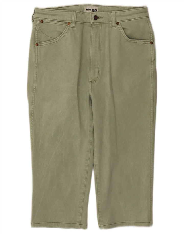 WRANGLER Pantalones informales rectos para mujer W30 L27 Algodón verde