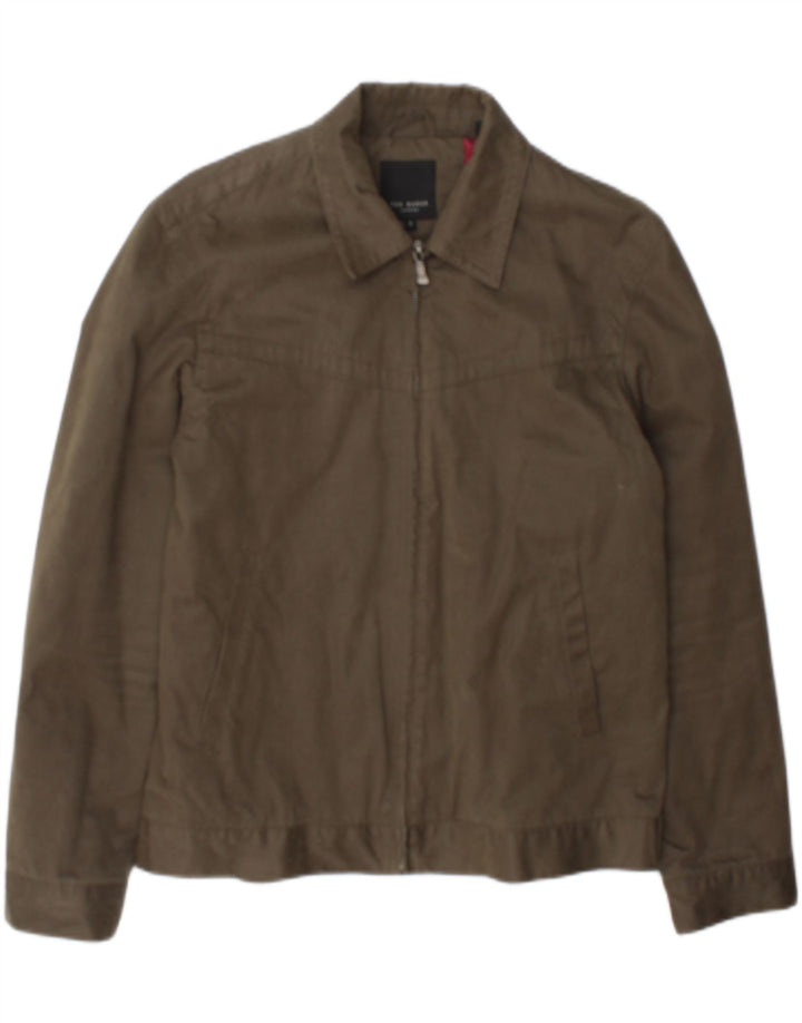 Ted Baker Chaqueta Bomber para Hombre Talla 3 Mediana Algodón Caqui