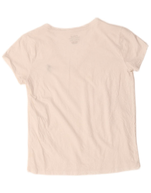 Polo Ralph Lauren Camiseta para mujer Top UK 6 XS Algodón blanco