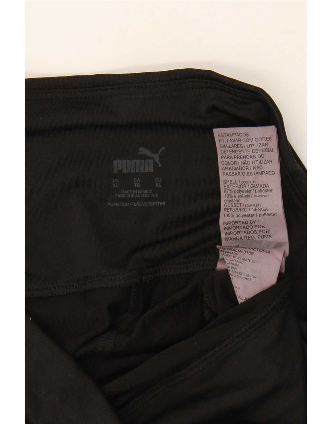 Puma Leggings gráficos para mujer ES 40 XL Poliéster negro