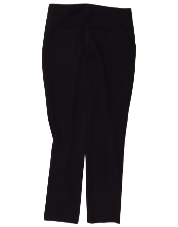 REISS Pantalones de traje ajustados para mujer UK 8 Small W26 L27 Azul marino Poliéster