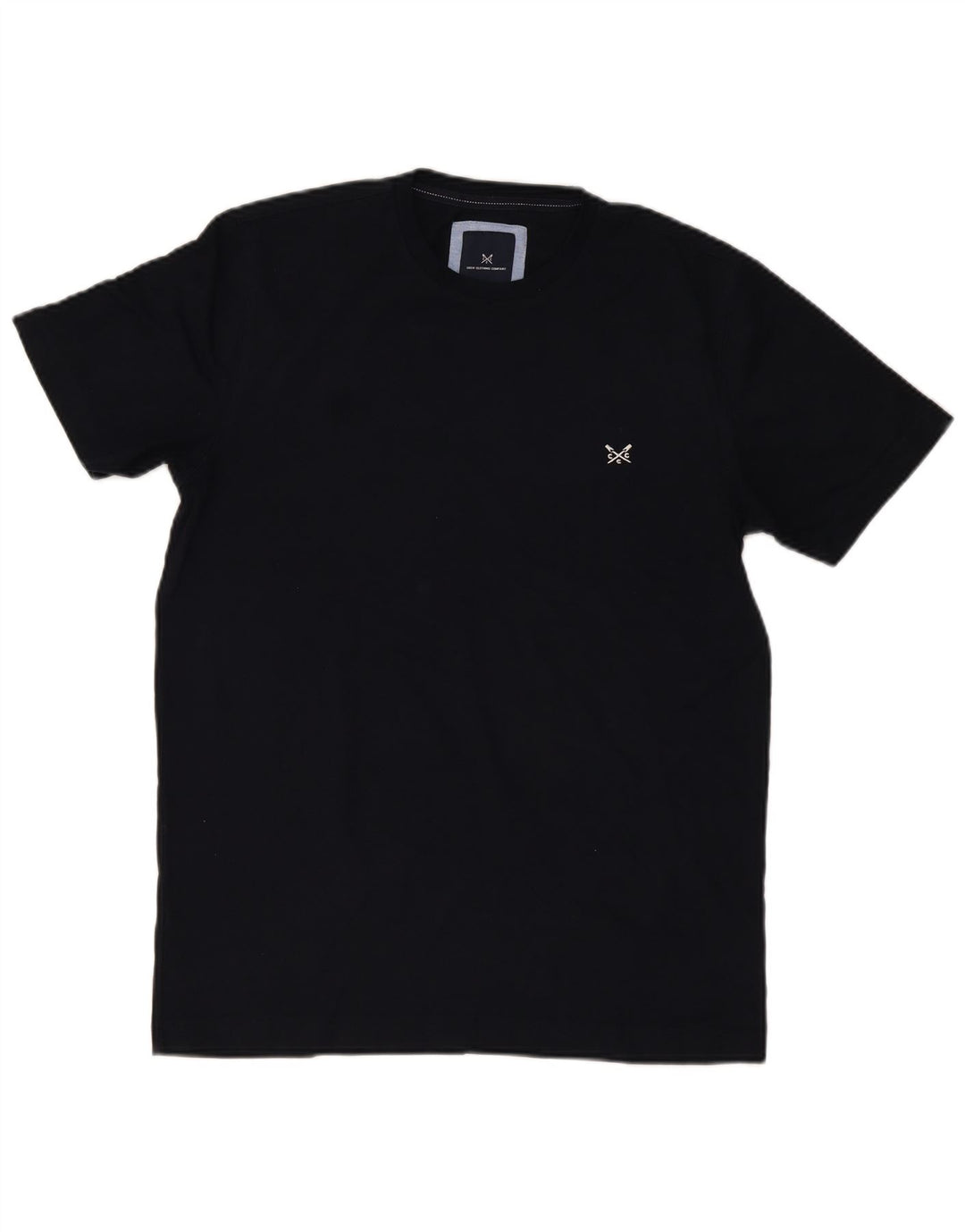 Crew Clothing Camiseta para hombre Top Medium Azul marino Algodón