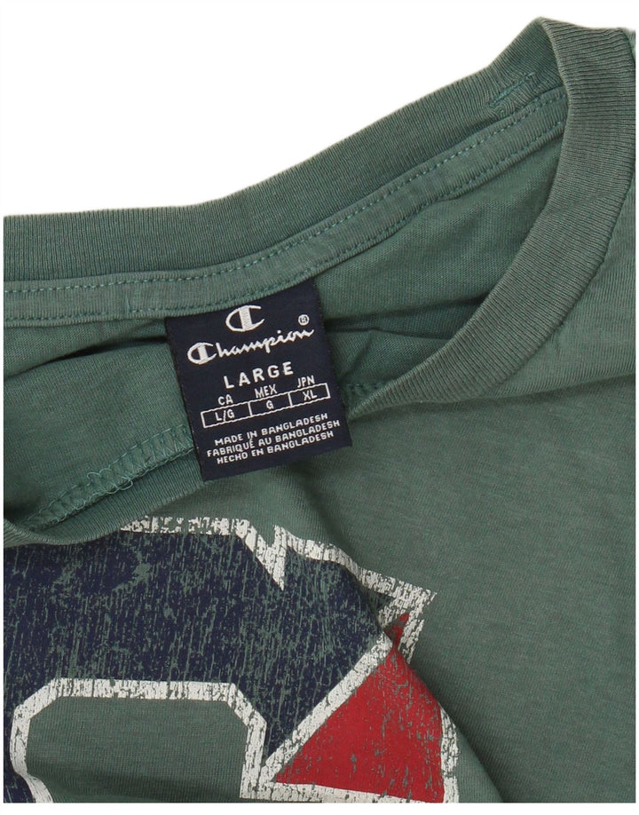 Champion Camiseta Gráfica para Hombre Top Grande Verde