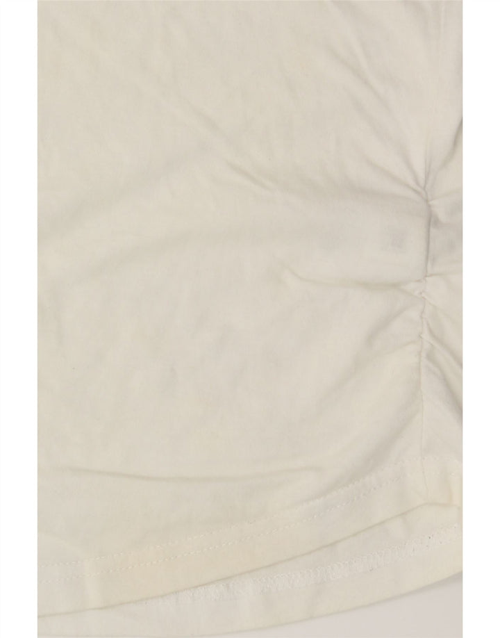 FILA Womens Graphic Vest Top UK 12 Medium White Cotton Vintage Fila and Second-Hand Fila from Messina Hembry 