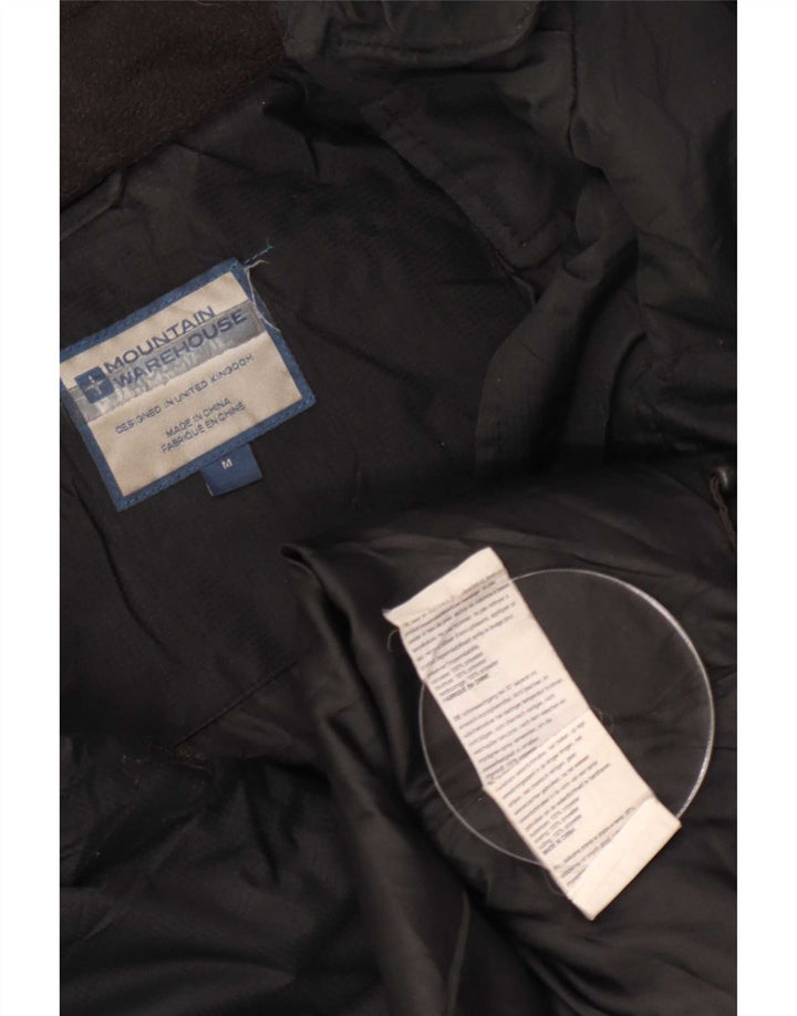 Chaqueta acolchada con capucha para hombre Mountain Warehouse ES 38 Mediana Poliéster negro