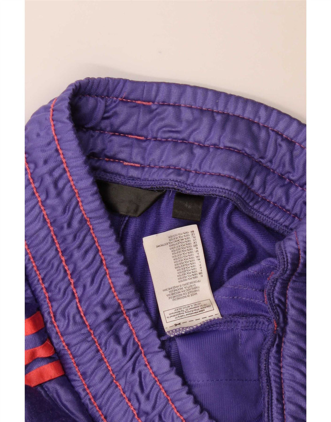 Adidas Pantalones de chándal para mujer UK 44 Medio Púrpura Poliéster