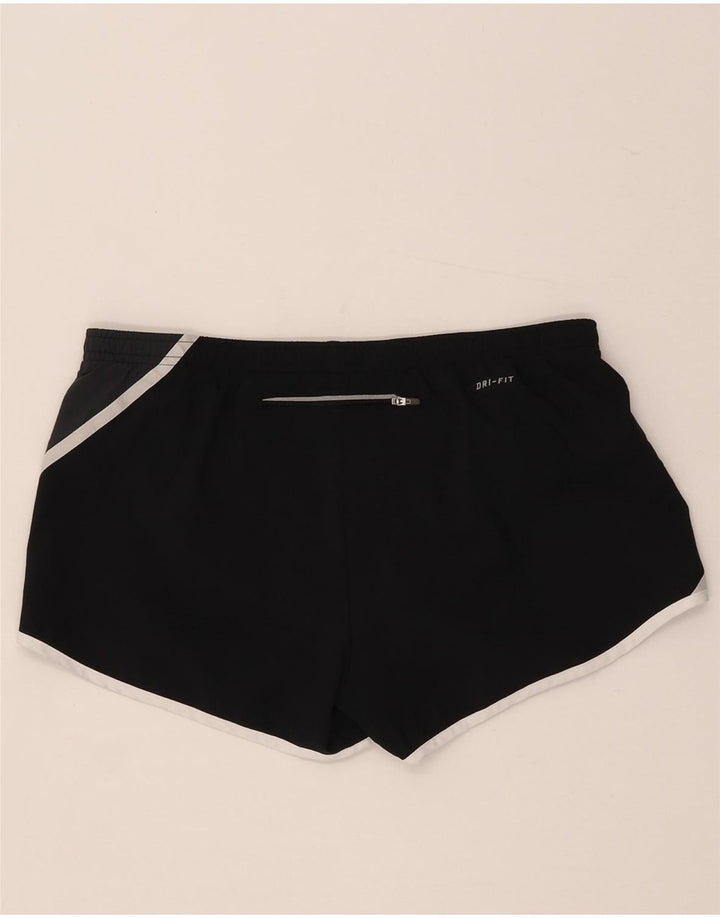 Nike - Pantalones cortos deportivos Dri Fit para mujer, talla M, poliéster negro