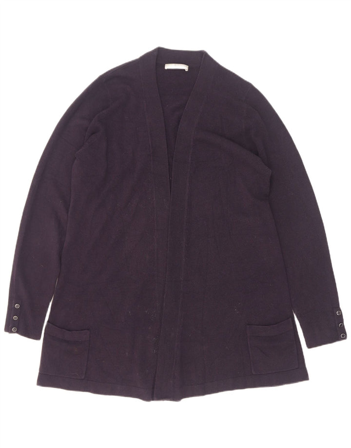 Marks & Spencer - Cárdigan largo para mujer, talla 40, tamaño mediano, azul marino