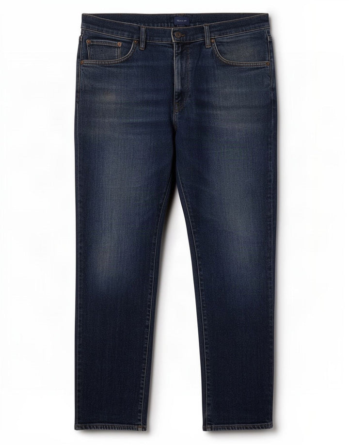 Gant Vaqueros Rectos Para Hombre W38 L32 Algodón Azul