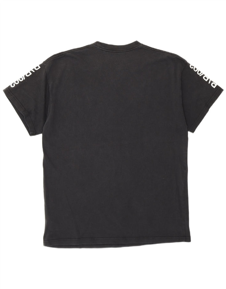 Nike Camiseta gráfica para hombre Top mediano de algodón negro