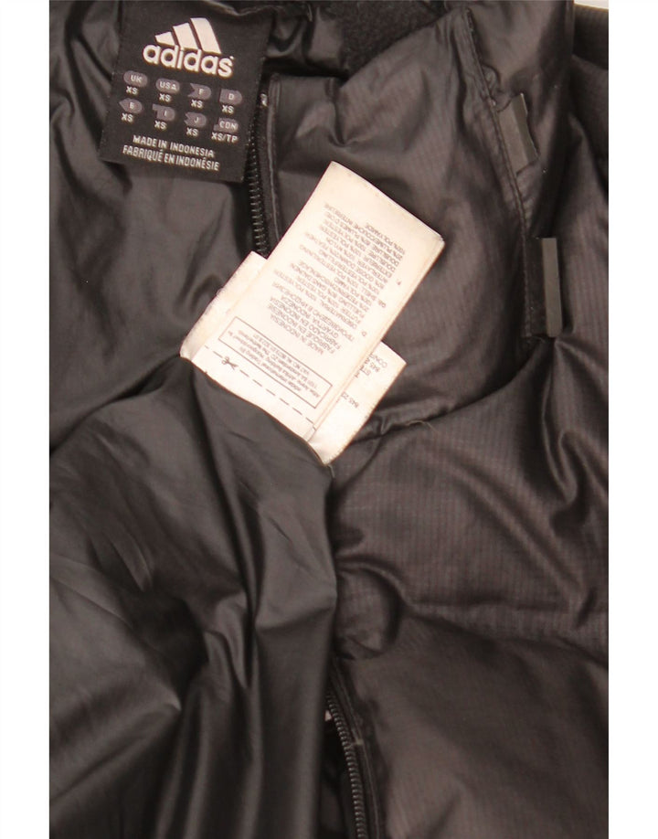 Adidas Chaqueta acolchada a prueba de clima para hombre UK 34 XS Poliéster negro