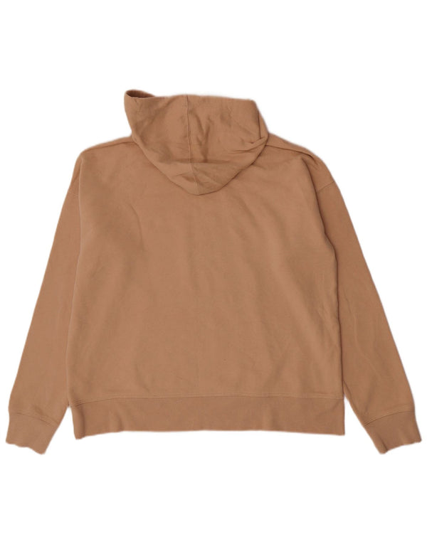 Dkny Sudadera con capucha gráfica para mujer UK 44 Algodón beige medio
