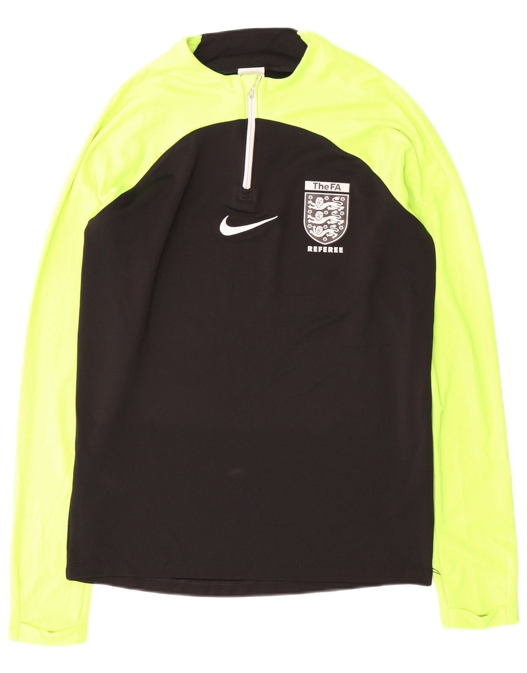 Nike Camiseta con gráfico The FA Referee de manga larga para hombre, color negro pequeño