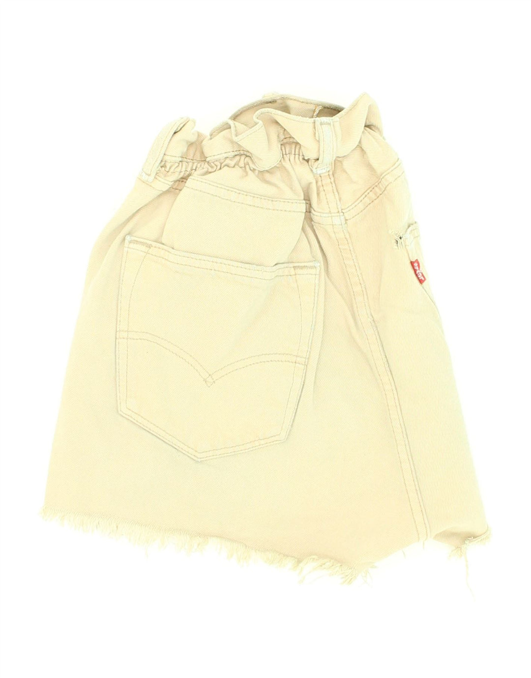 LEVI'S Womens Vintage Denim Shorts W33 Medium Yellow Cotton Vintage Levi's and Second-Hand Levi's from Messina Hembry 
