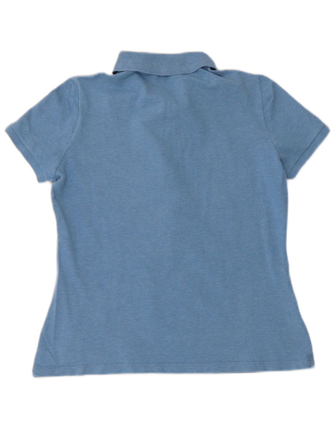 Polo Lacoste Mujer Manga Corta Regular Fit Talla 40 Azul Medio