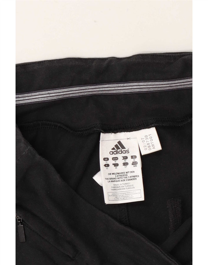 Adidas - Pantalones cortos deportivos para mujer, talla 40, algodón negro mediano