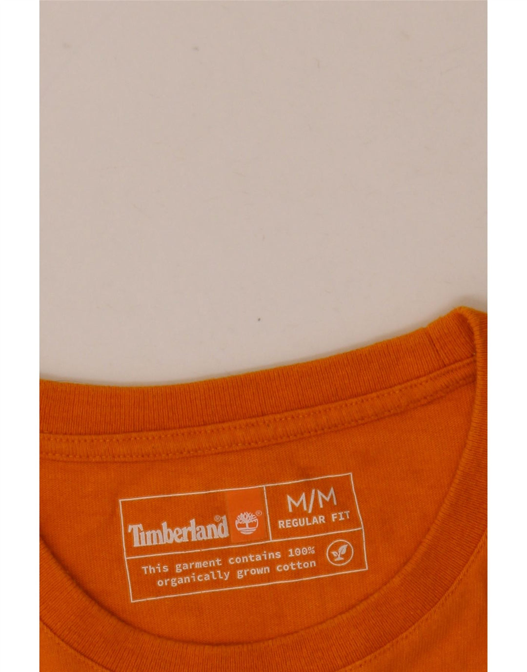 Timberland Camiseta gráfica de ajuste regular para hombre Top de algodón naranja medio
