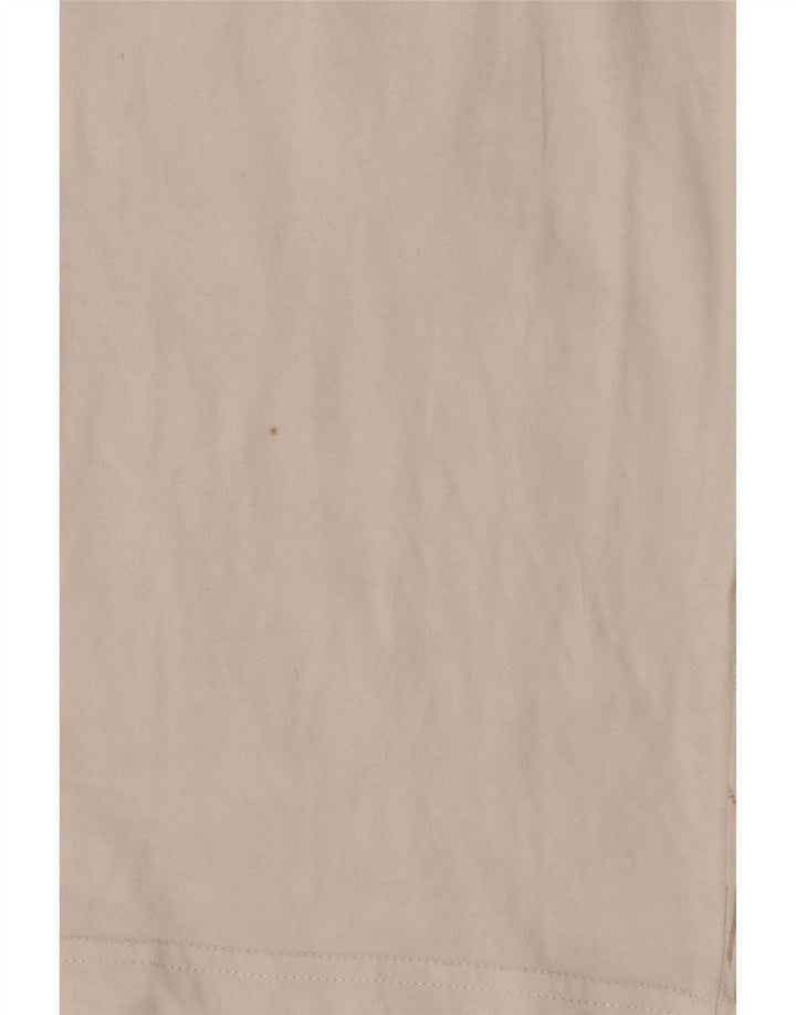 Puma Camiseta gráfica para hombre Top de algodón geométrico blanco mediano