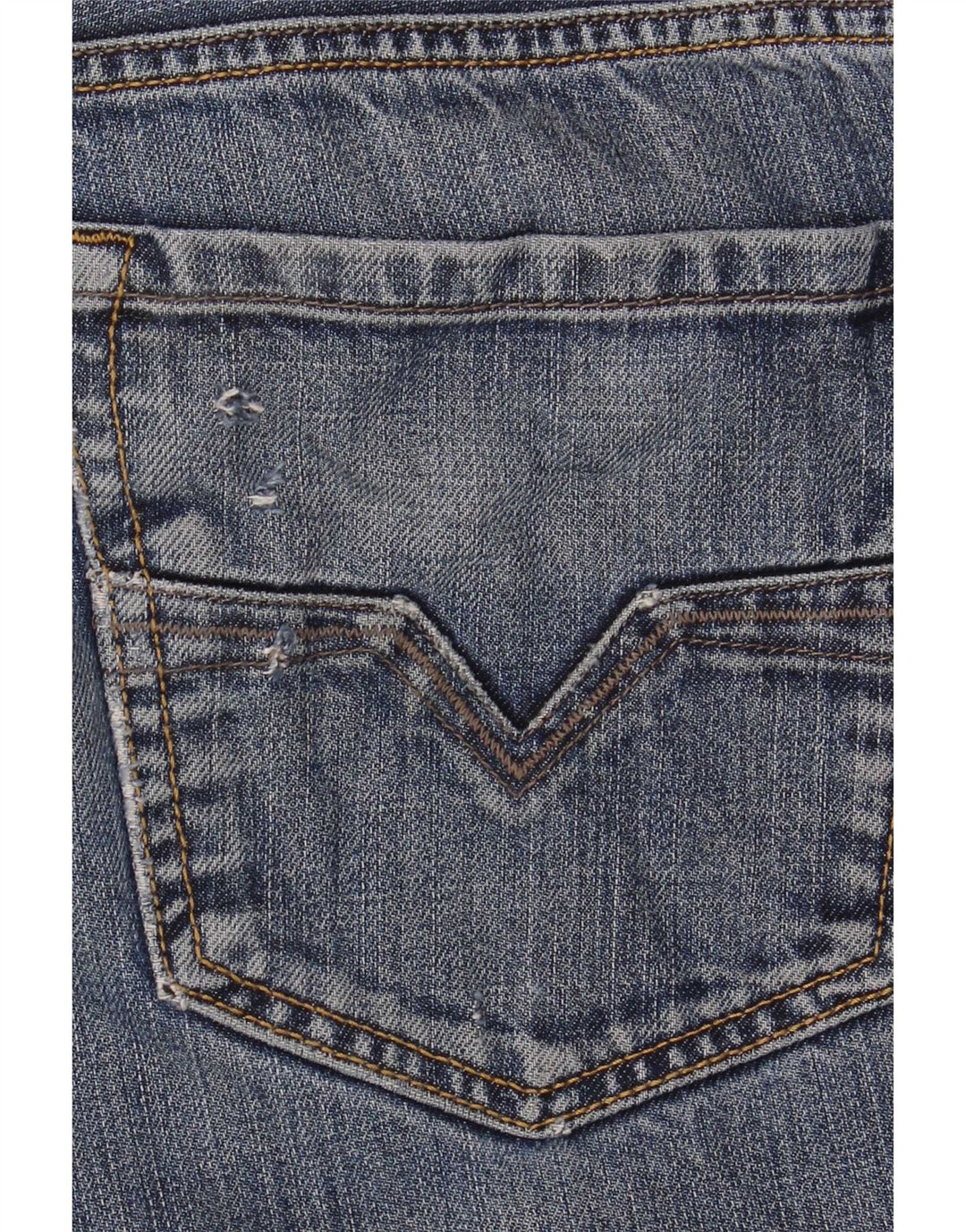 Diesel Pantalones cortos de mezclilla para hombre W34 Algodón azul grande