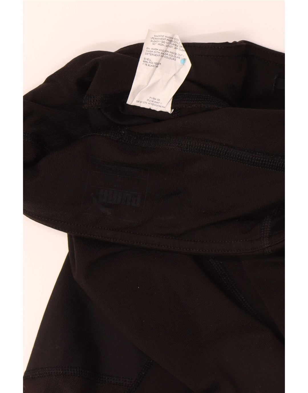 Puma Leggings cortos para mujer UK 8 Small Poliéster negro