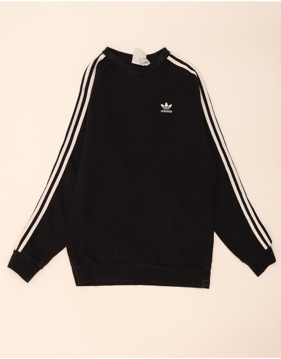 Adidas Hombre Sudadera Jumper Small Negro Algodón