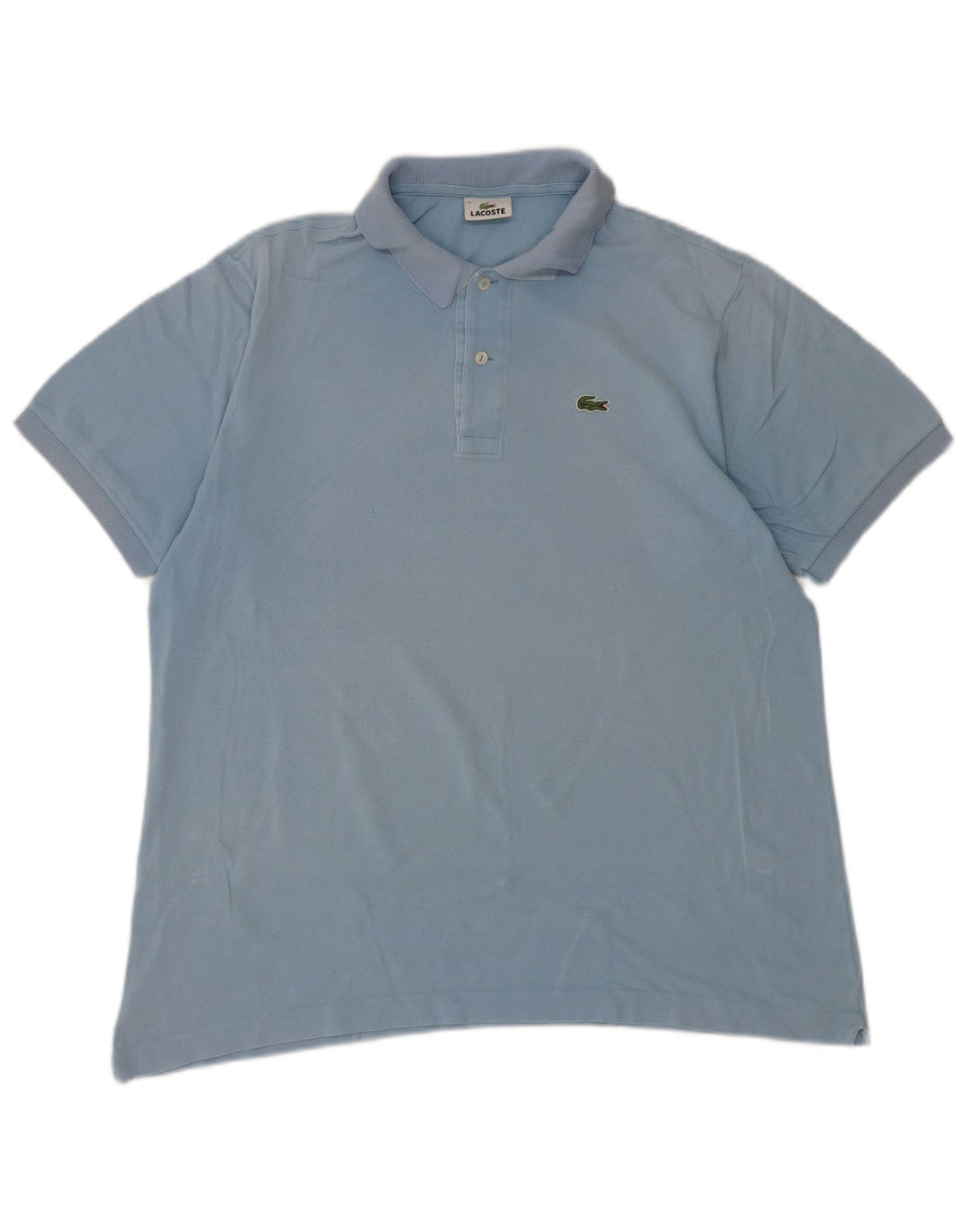 LACOSTE Polo para hombre Talla 7 2XL Algodón azul